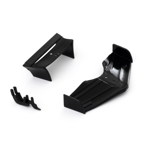 NSR Formula 22 Heck- und Frontflügel schwarz Flex Soft  1554
